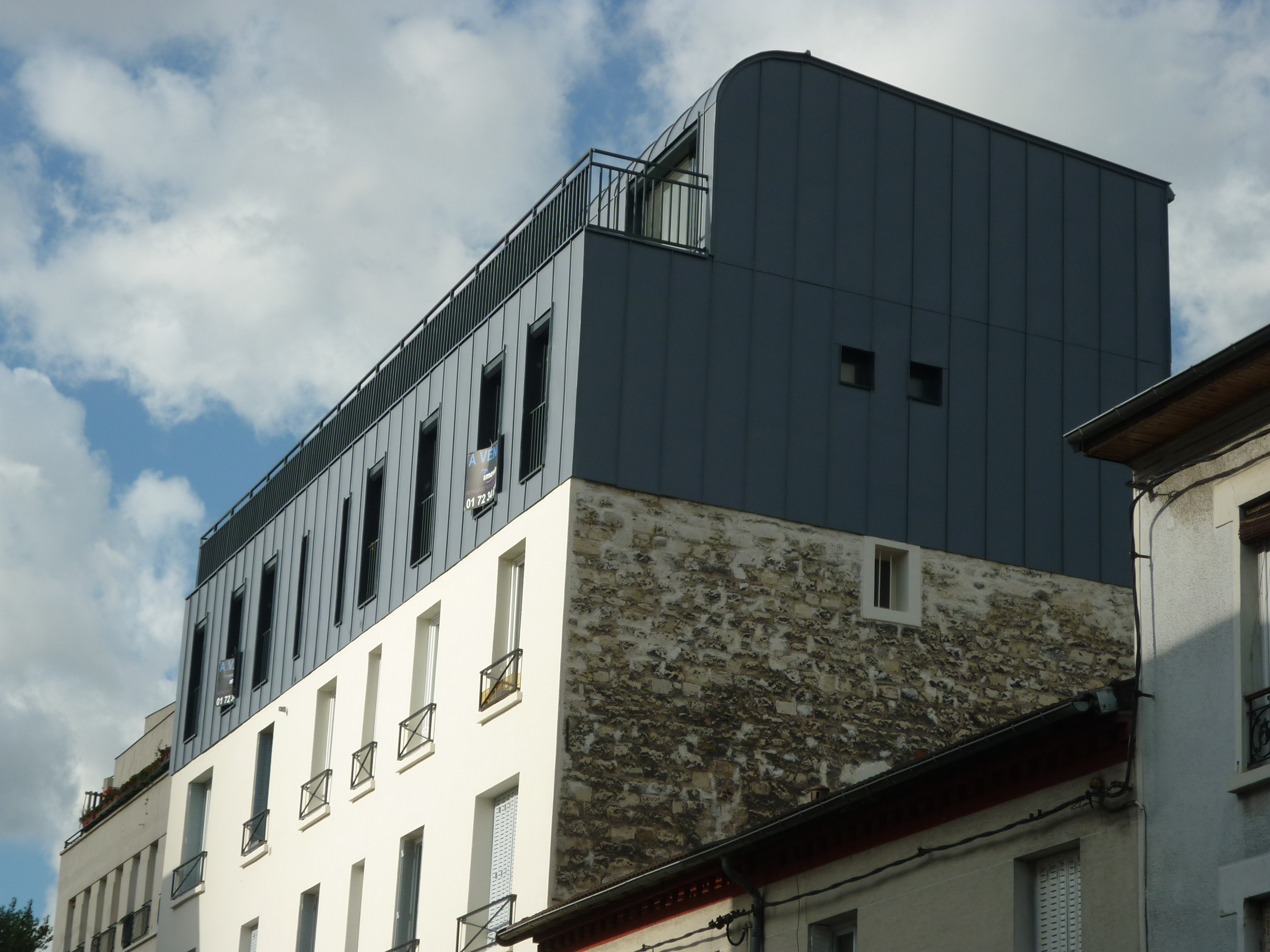 Surélévation Montreuil - MODULE 3D